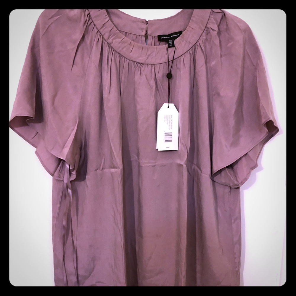 Universal Standard Eros Shirred SS Top XS